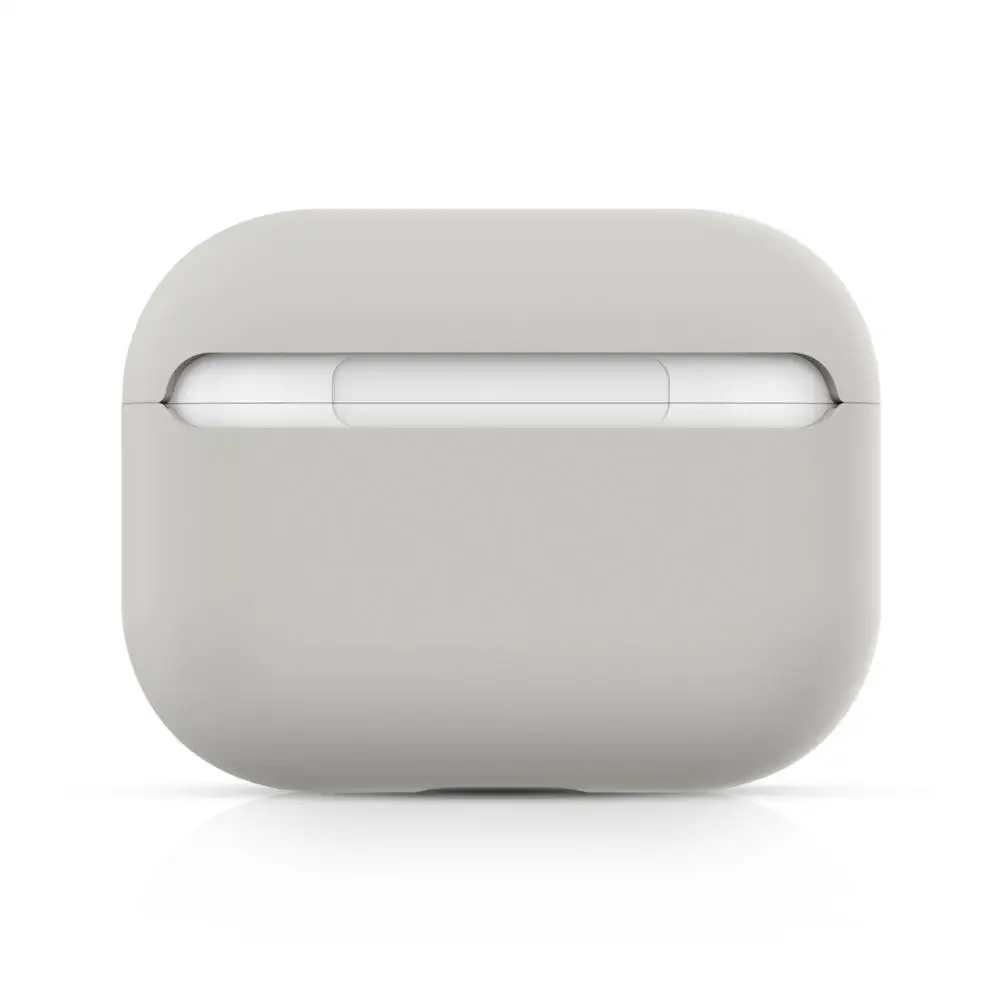 color 19 Чехол для AirPods Pro, мягкий жидкий силиконовый защитный чехол, видимый передний светодиодный чехол для AirPods Pro, чехол 3, модный зеленый - Цвет: color 19