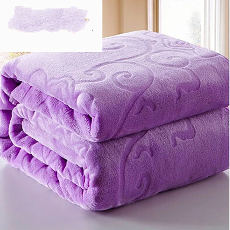 

Double Coral Fleece Blanket for Bed Lamb Flannel Blanket Quilt Winter Warm Bedspread Bed Cover Sofa Throw Blanket A1