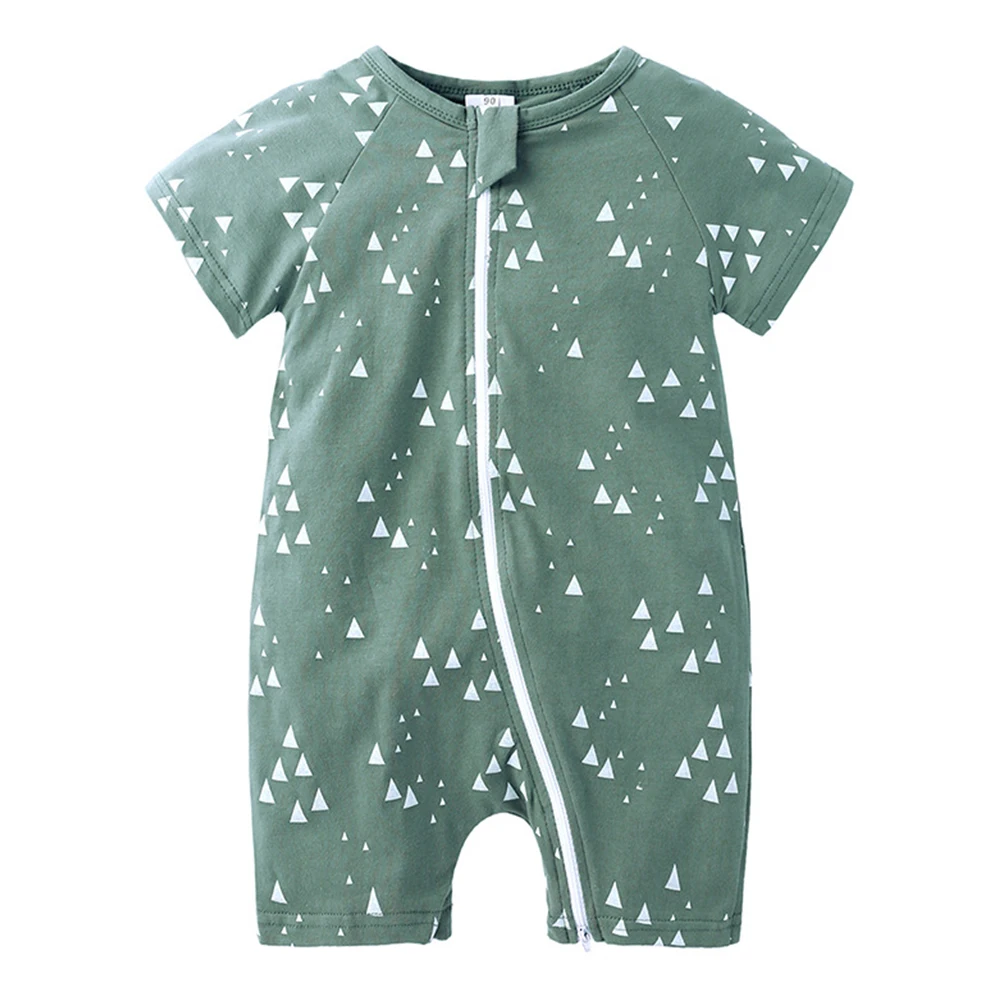 Комбинезон детский летний хлопковый с коротким рукавом |