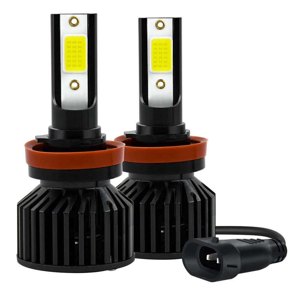 

Mini DOB H7 LED Headlights Kit H11 H4 H1 9005 9006 40W 8000LM Lampara Fit for HYUNDAI Auto Автомобильные лампы лампочки на авто