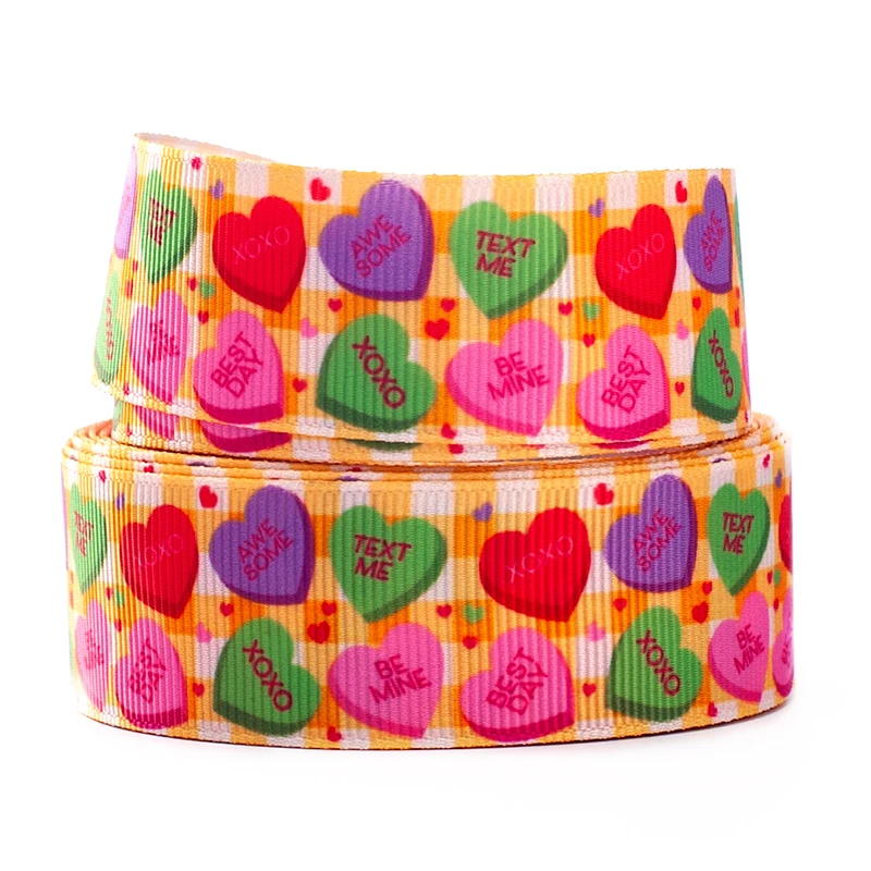 Новое поступление корсажная лента с принтом в виде сердца на День святого