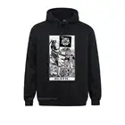 Мужская толстовка с капюшоном с изображением карты Таро смерти мажора Аркана, оккультистические хлопковые футболки для фитнеса, волшебная Импресса в стиле Харадзюку, женские и мужские футболки