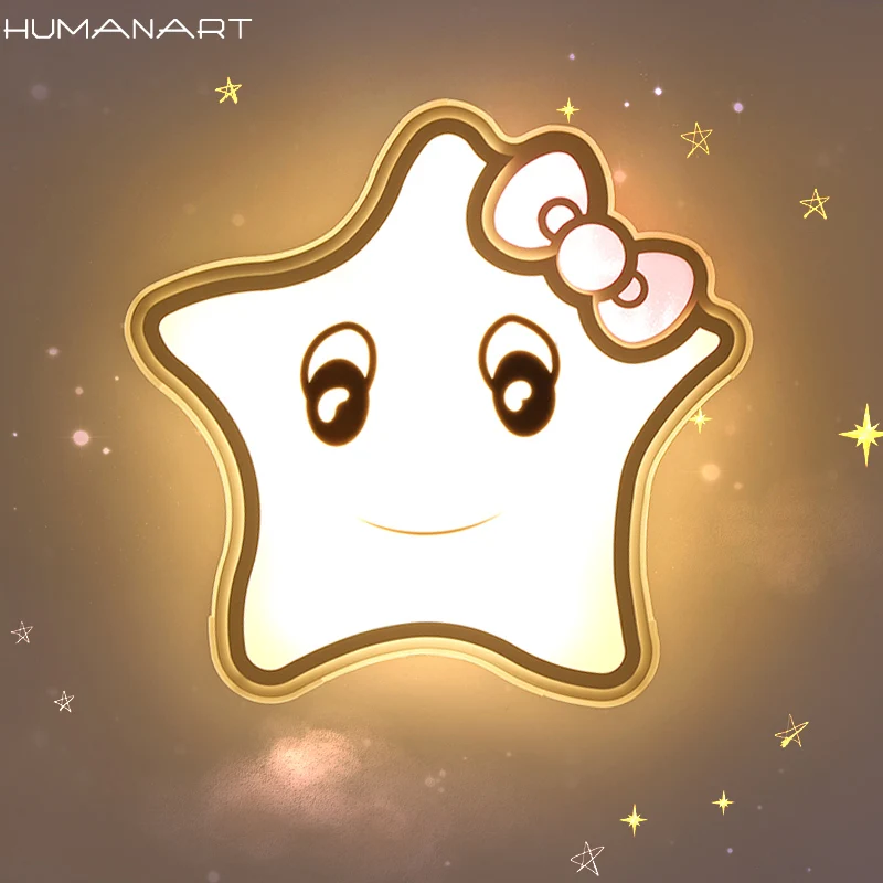 Современная мультяшная пентаграмма для мальчиков и девочек потолочный