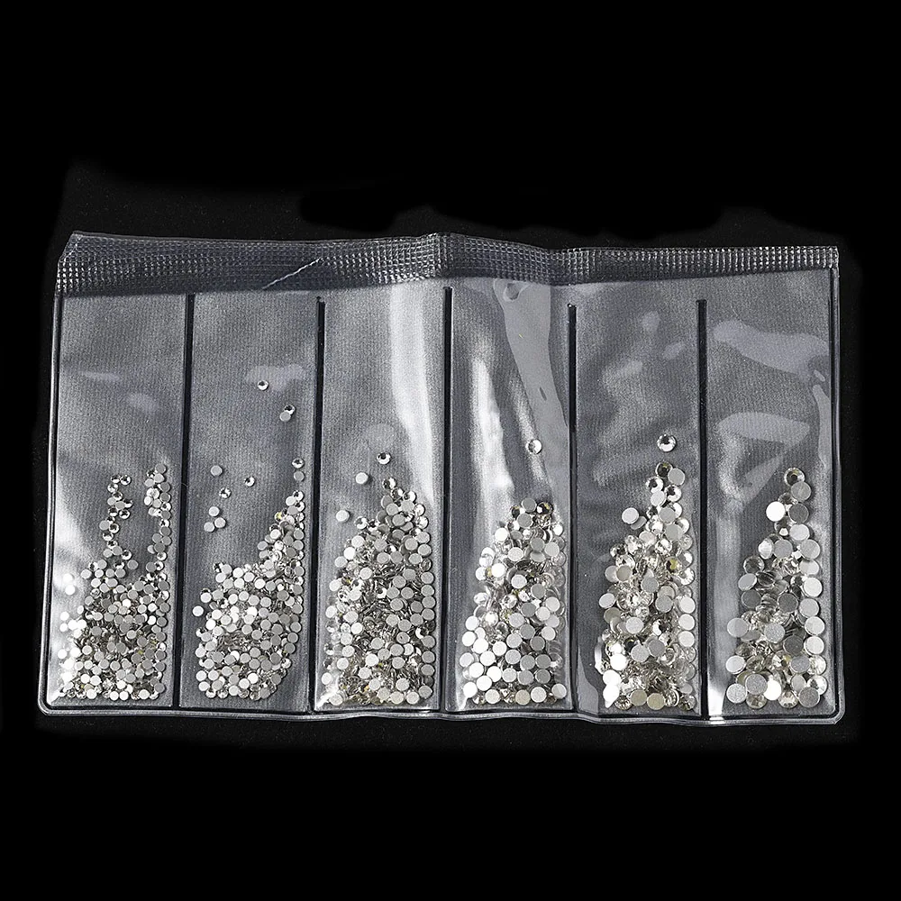 Хит продаж украшение для дизайна ногтей с плоским дном стеклянные маленькие