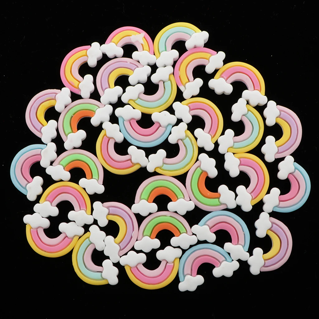 

30pcs Miniature DIY Rainbows Craft Micro Landscape Decorations