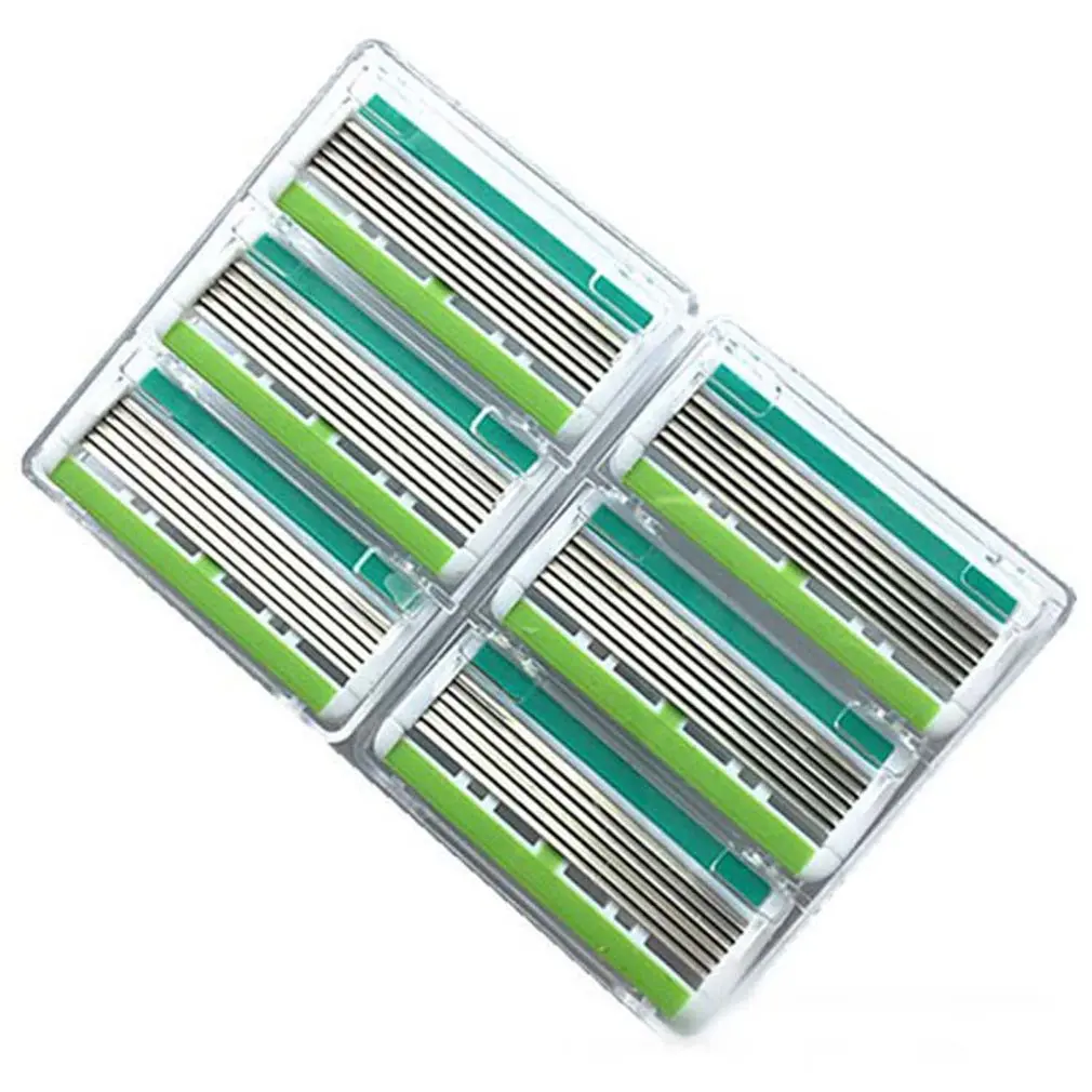 

Six-layer Blades Hair Removal Razor Portable Mini Professional Women Body Face Leg Bikini Hair Remover With 10 Razor Heads