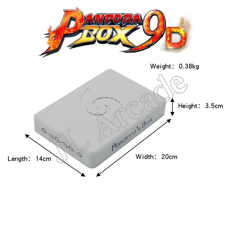 Pandora's Box 9D 2500 аркадная игровая консоль для ТВ ПК PS3 монитор Поддержка HDMI VGA USB с