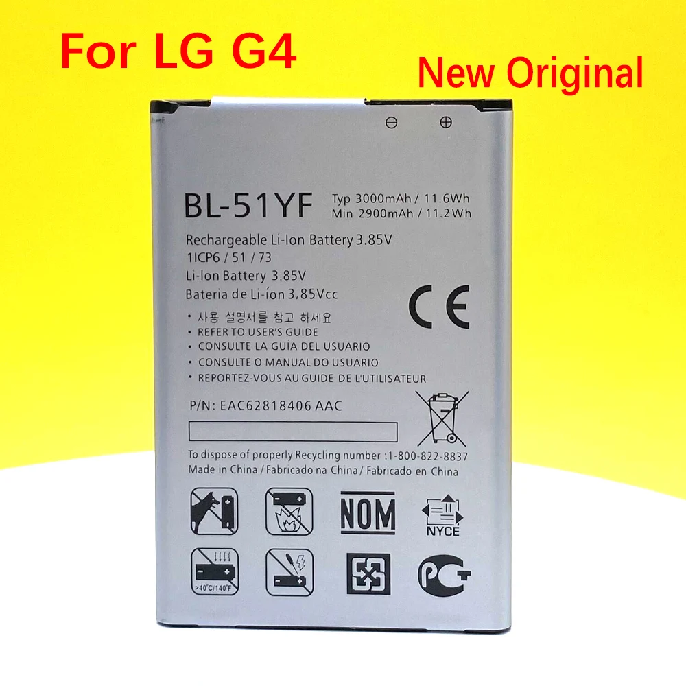 Новая Оригинальная Аккумуляторная батарея для LG G4 H818 H810 H815 VS999 F500 F500S F500K F500L замена