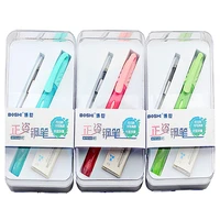 fashion 3 colors pens boshi bfp 8168 0 38mm writing tools erasable blue ink business office school students stationery supplies