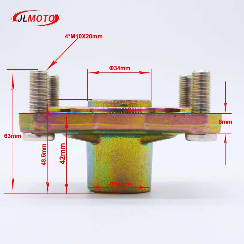 Ступица заднего колеса M10x20mm с зубами 110/24 T 110 мм 4 шпильки подходит для