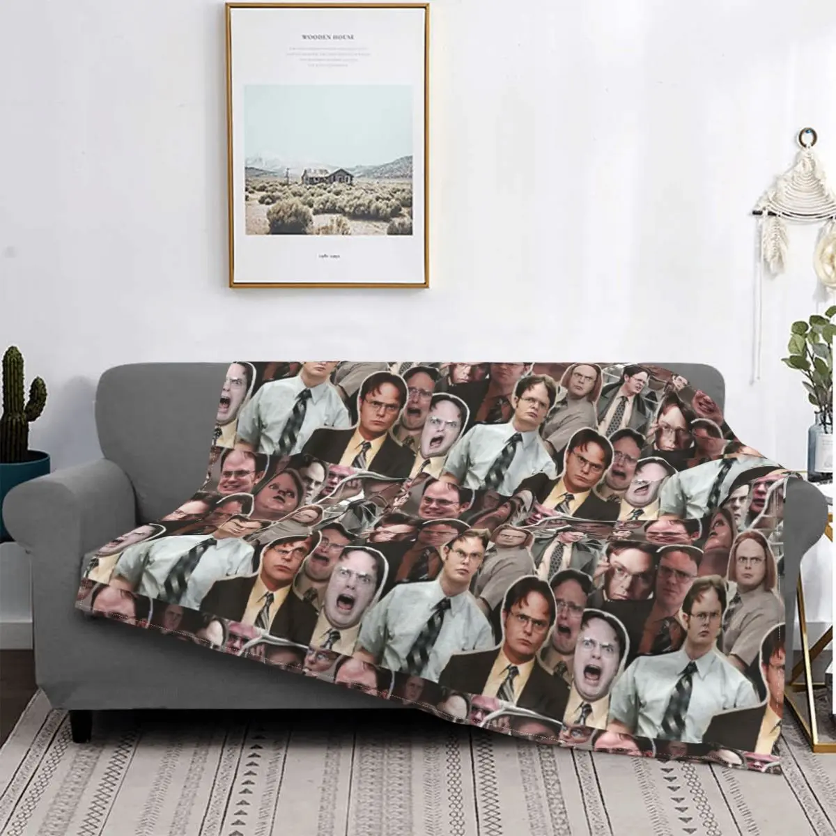 

Willie Schrute-Manta de office, colcha de cama a cuadros de muselina, 90, verano, зима