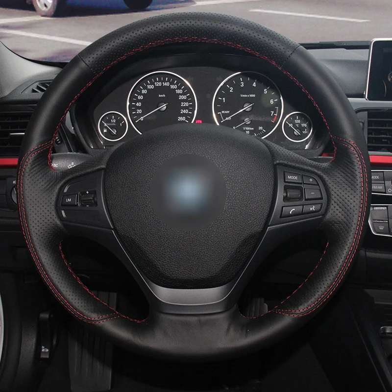 

Ручной работы из кожи и замши чехол рулевого колеса автомобиля для BMW F30 F31 F34 F20 F21 F22 F23