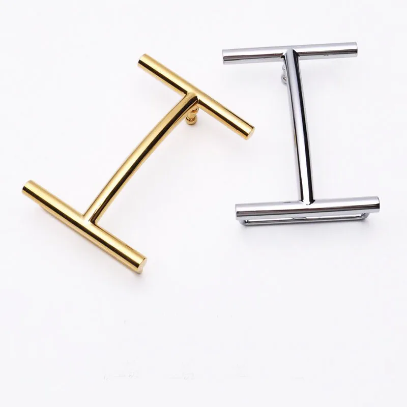 Модная новая трендовая простая H образная Мужская пряжка для ремня из чистой меди