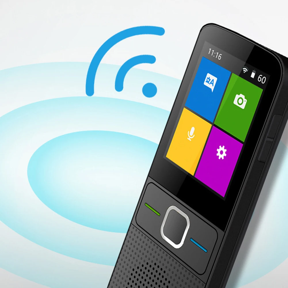 Портативный Умный голосовой переводчик 137 языков мгновенная камера фото