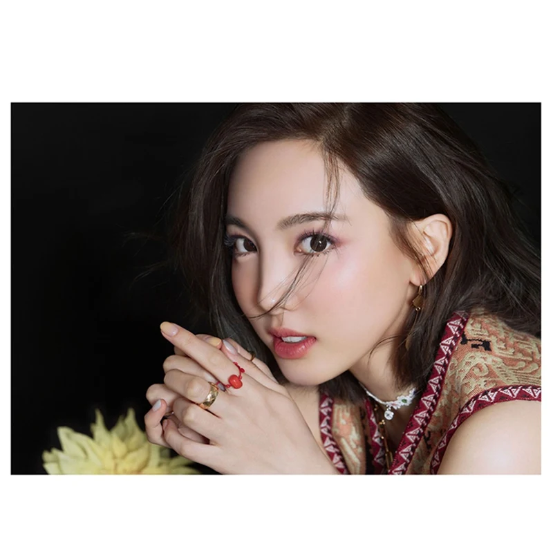 2Pcs/Set Kpop TWICE New Album MORE &amp Poster Adhesive Paiting For Fans Collection Stationery Gift | Канцтовары для офиса и
