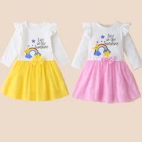 18m 5t autumn kids baby girl dress long sleeve princess party casual dress clothes kid dresses for girls childrens clothing