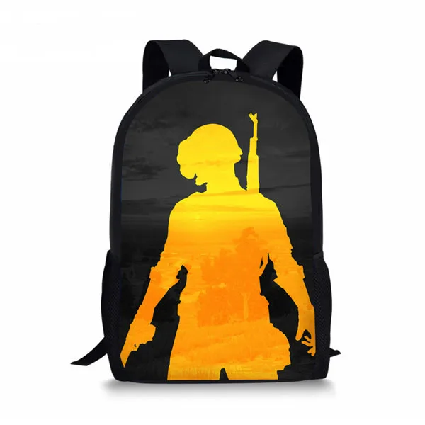 as picture11 THIKIN новая популярная игра PUBG напечатанный мужской рюкзак для подростков мальчиков ланч бокс Пенал школьный детский подарок разнообразие оптом - Цвет: as picture11