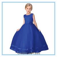new fashion childrens skirts girls dresses princess dresses pure color belts long dresses