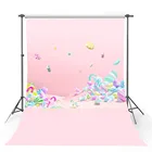 Avezano фоны для фотосъемки детский душ цветные конфеты закуски розовые фоны для фотостудии фотосессия декоративные обои