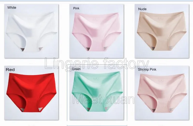 Set 8 6 шт. женские трусы размера плюс XXXXL бесшовное нижнее белье женские сексуальные ультра-тонкие трусики - Цвет: Set 8