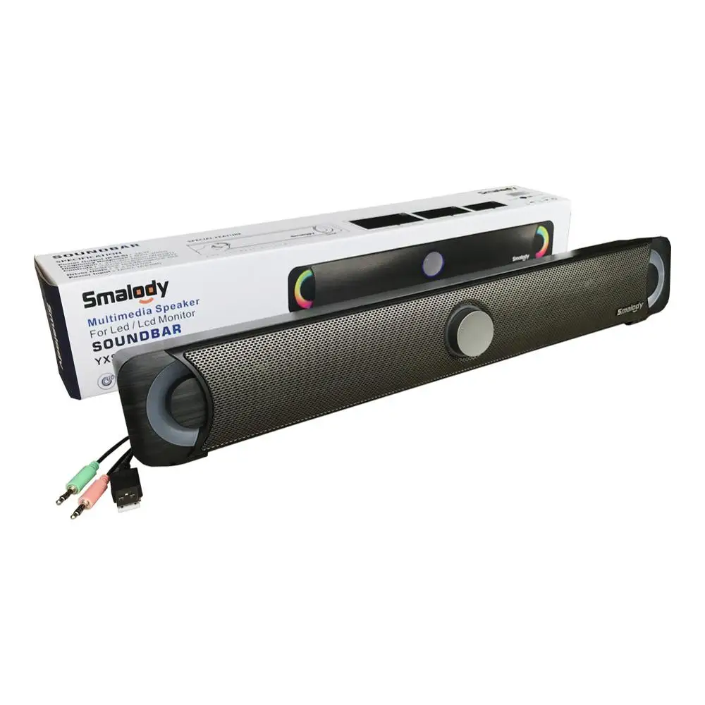 Новый проводной динамик с светодиодный звуковой панелью сабвуфер s для ТВ