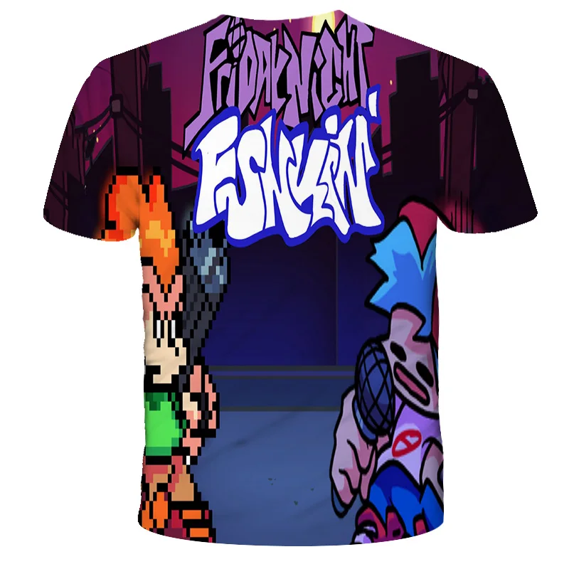 

Funkin Game - Kids 3D Printed T-shirts Hip hop Punk Streetwear Streetwear Hot Sale Friday Night 2021