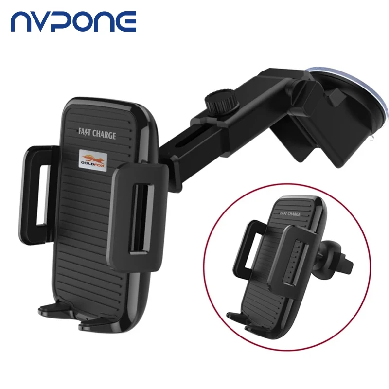 Qi Беспроводное зарядное устройство для автомобиля 10 Вт Быстрое беспроводное