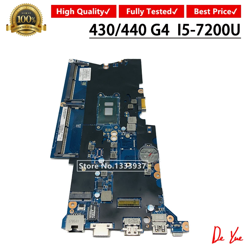 DA0X81MB6E0 905794-601 905794-001 910807-601 Main board For HP Probook 440 G4 430 Laptop Motherboard I5-7200U SR2ZU DDR4 | Компьютеры и