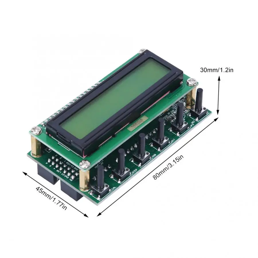 Модуль генератора сигналов DDS AD9850 цифровой генератор с ЖК дисплеем 0 55