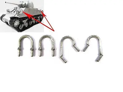

US Stock Mato 1/16 Scale M4A3 Sherman RC Tank Upper Hull Metal Handrails MT169 TH00876-SMT1