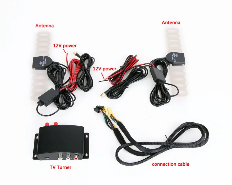 Высокая Скорость HD Автомобильный ТВ тюнер Мобильный DVB T T2 MPEG 4 цифровой