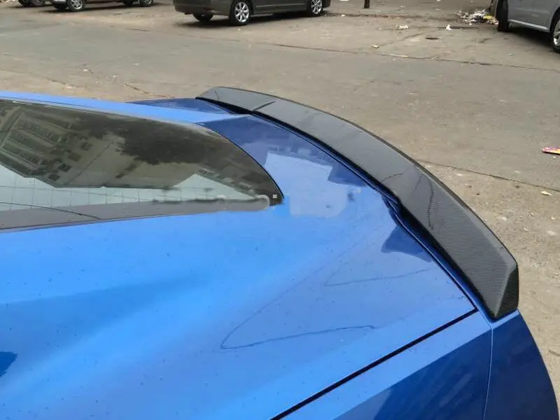 Z51 углеродного волокна спойлер на задний багажник крыло козырек загрузки с