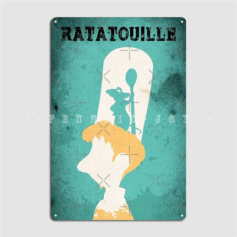 

Металлический плакат на стену Реми лингвини, персонализированный Настенный декор для кинотеатра, гостиной, бара, пещеры, жестяной знак