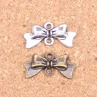 162 подвеску бантом 20x9 мм старинные подвески, старинные ювелирные изделия из тибетского серебра, сделай сам для браслетов и ожерелий