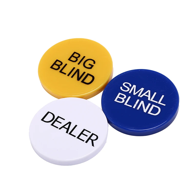 

Комплект из 3 предметов, 5 см прочный с надписью "Small Blind" + большие шторки + фишка крупье набор для вечерние казино покера карточная игра реквиз...