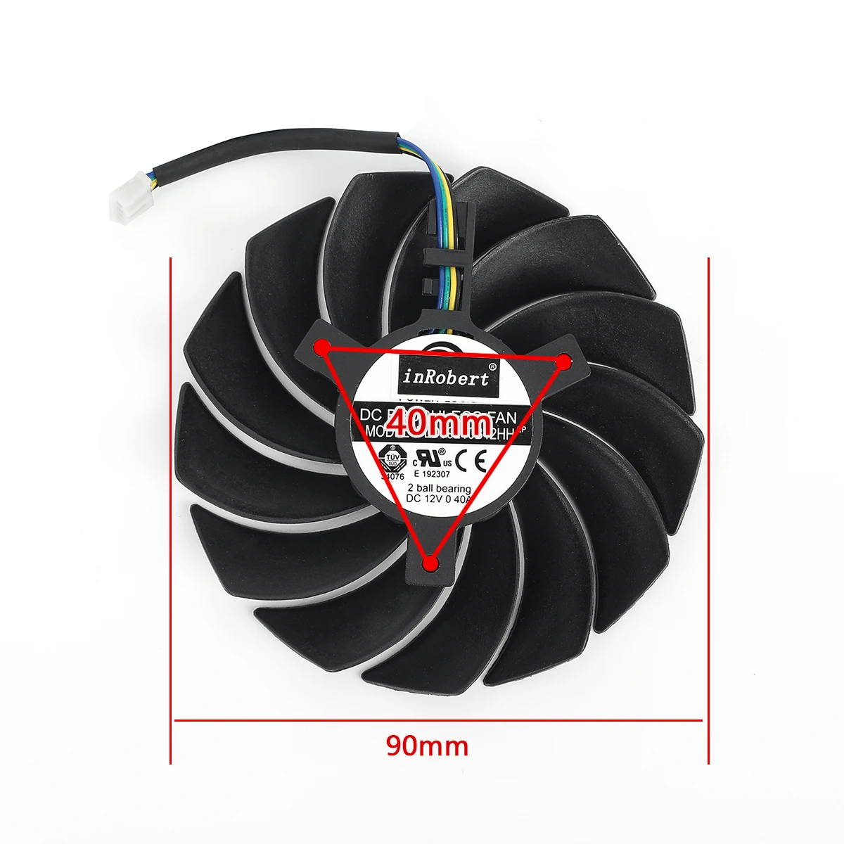 diy fan pld09210b12hh 90mm graphics card fan replacement for msi rtx 3070 3080 3090 suprim x gaming gpu free global shipping