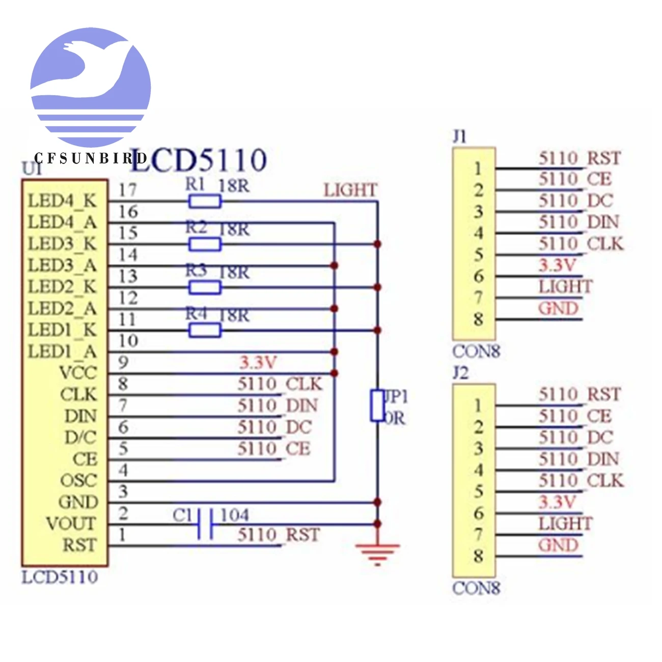 Умная электроника ЖК-модуль Дисплей Монитор белая подсветка адаптер PCB 84*48 84x84 Nokia
