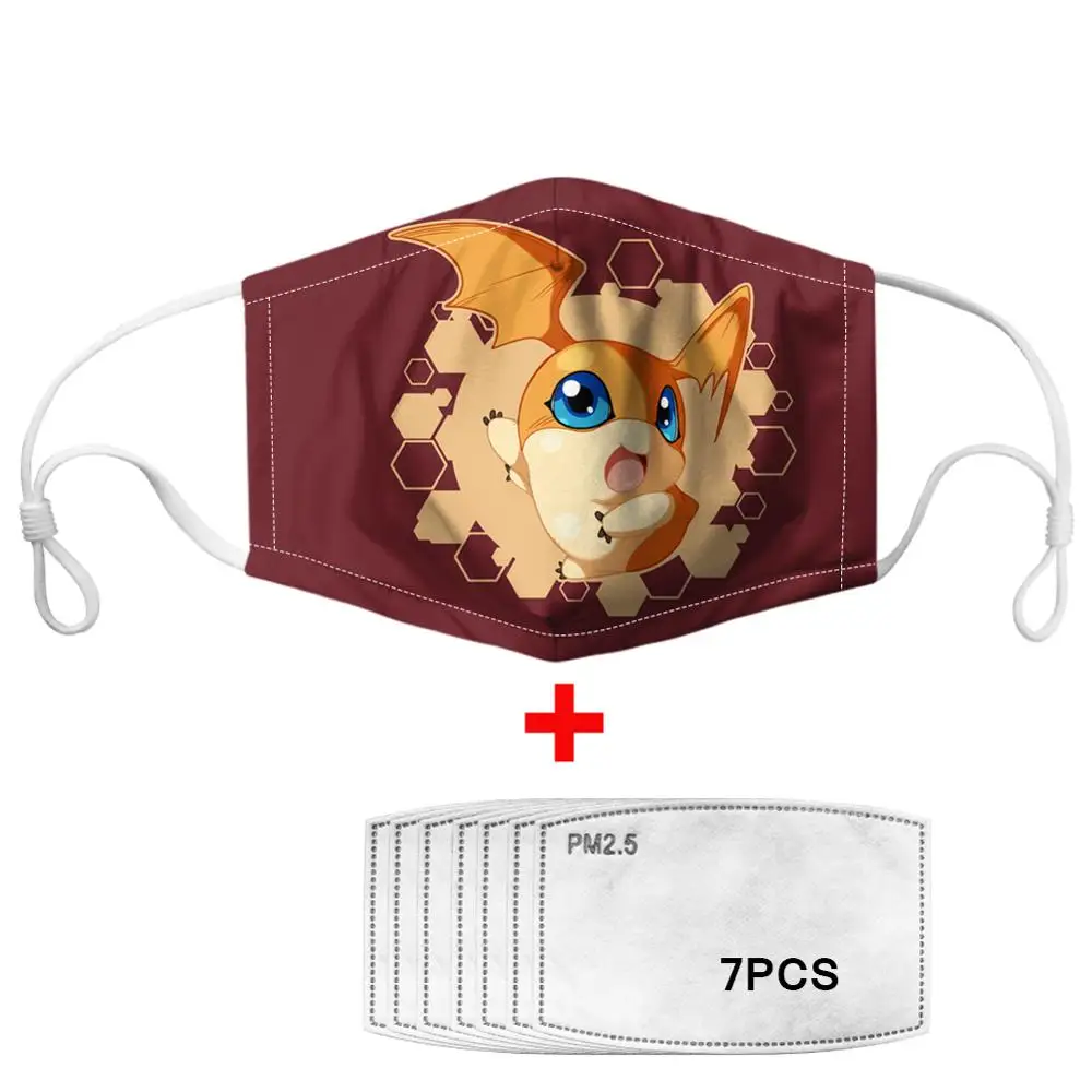 7 шт PM2.5 фильтр противогаз Углеродные вставки для женщин и мужчин противопыльные