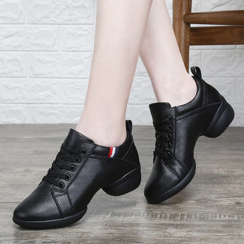 Танцевальная обувь кожаные ботинки танцевальная увеличивающие Танцевальные