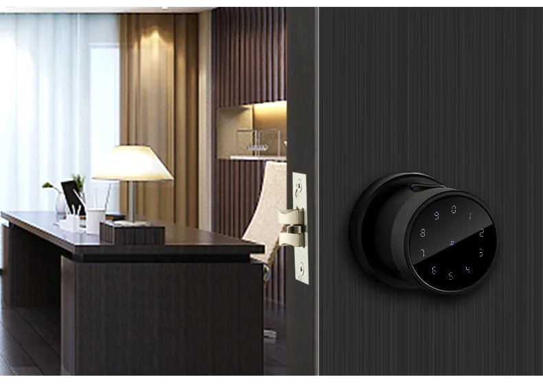 TTlock Wi-Fi приложение Bluetooth дверные замки отпечатков пальцев IC карты цифровой Смарт ручка блокировки
