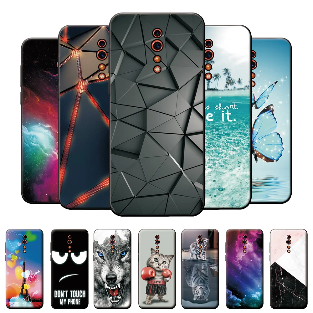 Чехол 6 4 дюйма для Oppo Reno Z силиконовый мягкий чехол из ТПУ телефона защитный