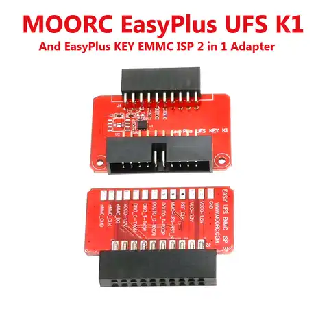 Легкий JTAG Plus UFS key K1 + eMMC ISP 2 в 1 адаптер для розетки UFS/EMMC (U2 позиция без чипа шифрования)