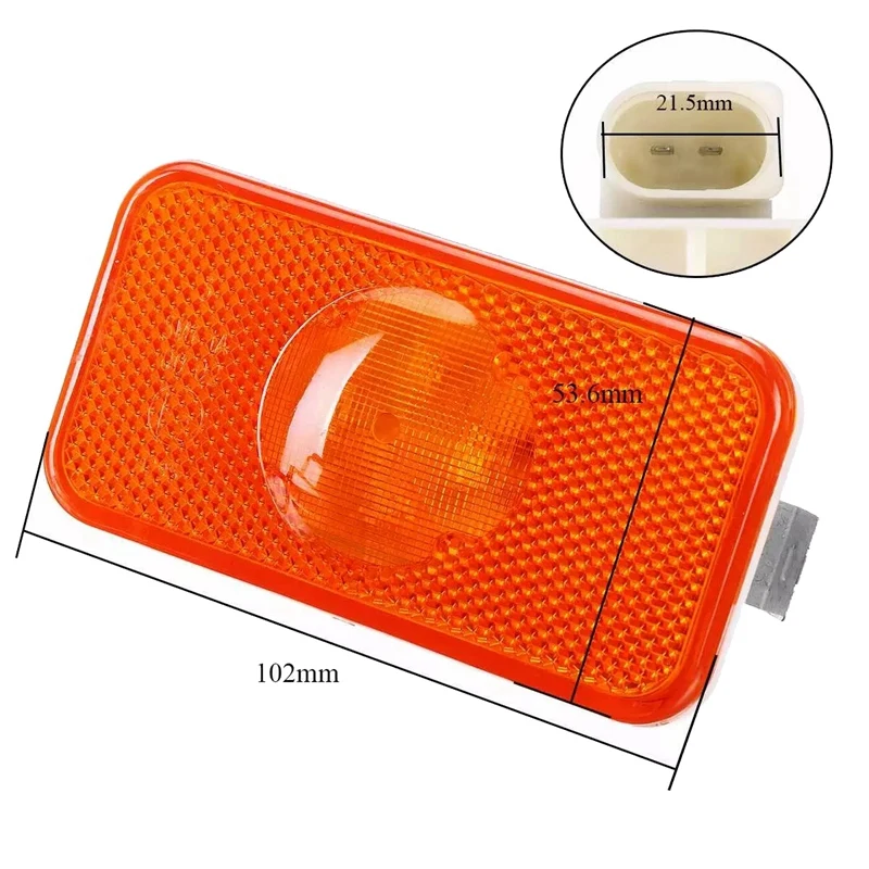 24V Автомобильное б/у 4LED Боковой габаритный фонарь светильник индикаторные лампы