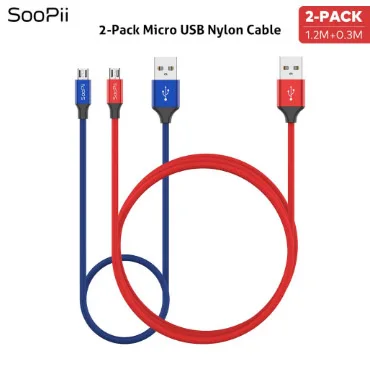 SooPii для Lightning iPhone короткий кабель 9 дюймов Micro usb type C короткие кабели для нескольких портов зарядная станция 4 шт