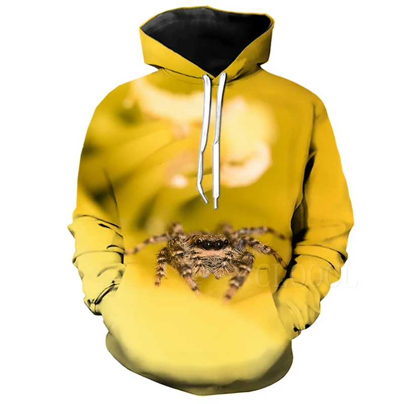 Hoodies 8 3D розовые толстовки с изображением паука, Женская толстовка с цветочным принтом, большие размеры, цветная толстовка с цветочным принтом, 3D принт, Harajuku, повседневная спортивная толстовка для девочек - Цвет: Hoodies 8