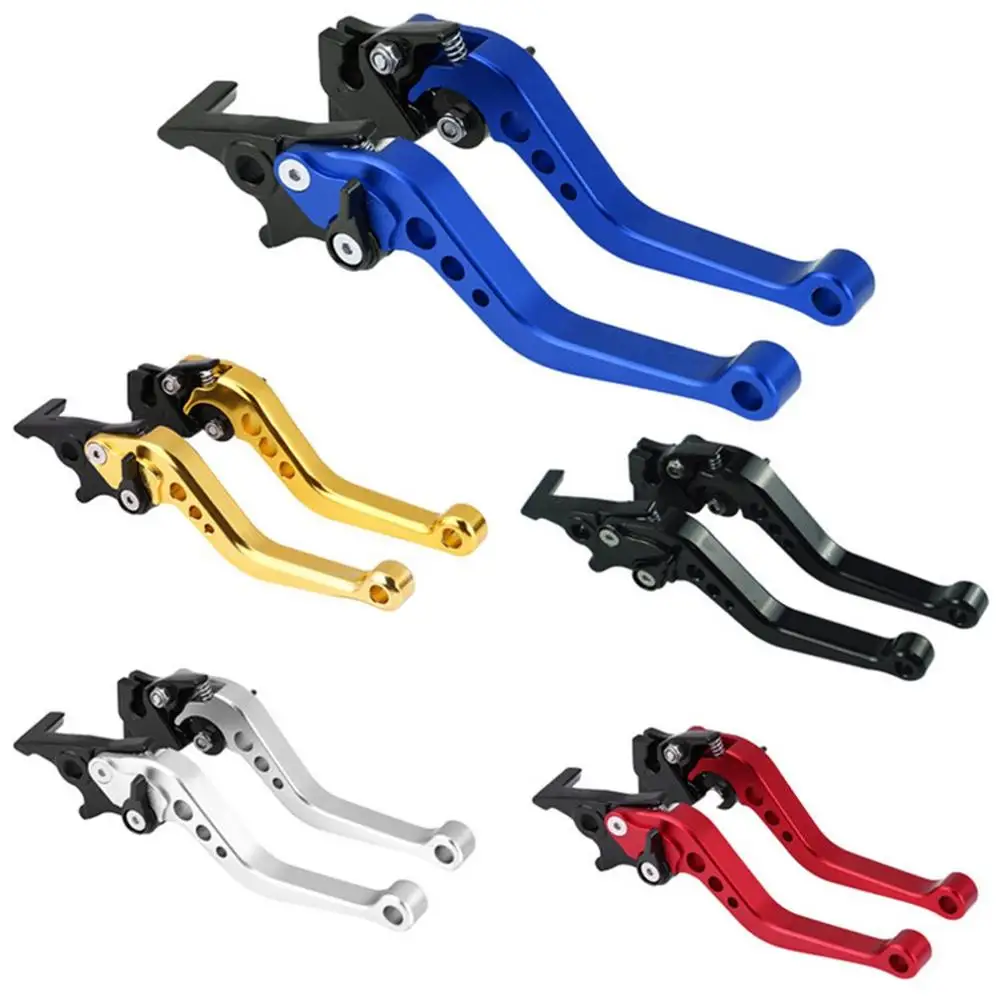 

2pcs Alloy Motorcycle Brake Handle CNC Motorcycle Clutch Brake Lever Handle High Quality Fit for Motorbike Modification