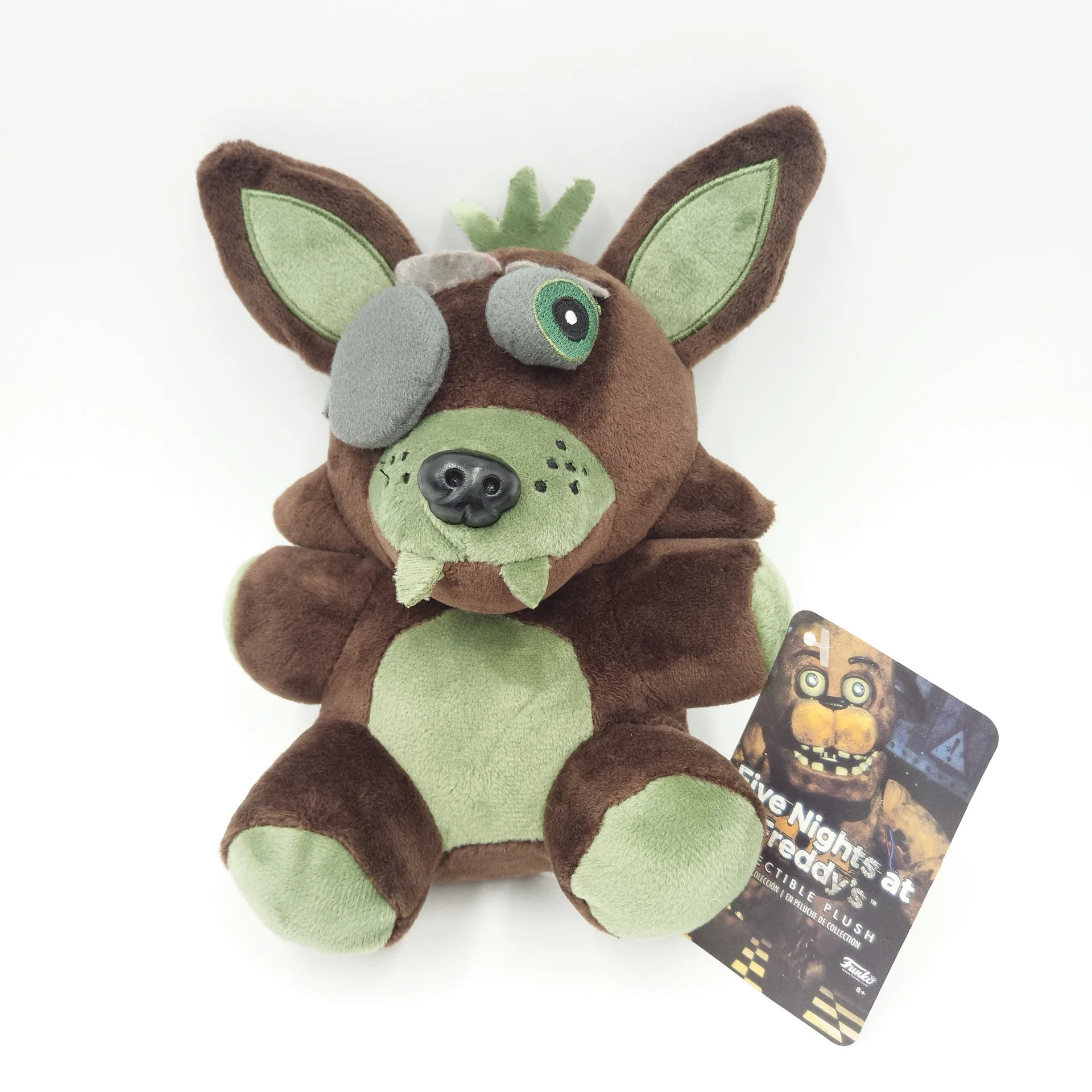 Армейский зеленый 25CM Five Nights at Freddy's Springtrap FNAF Plush Stuffed Toy - Цвет: Армейский зеленый