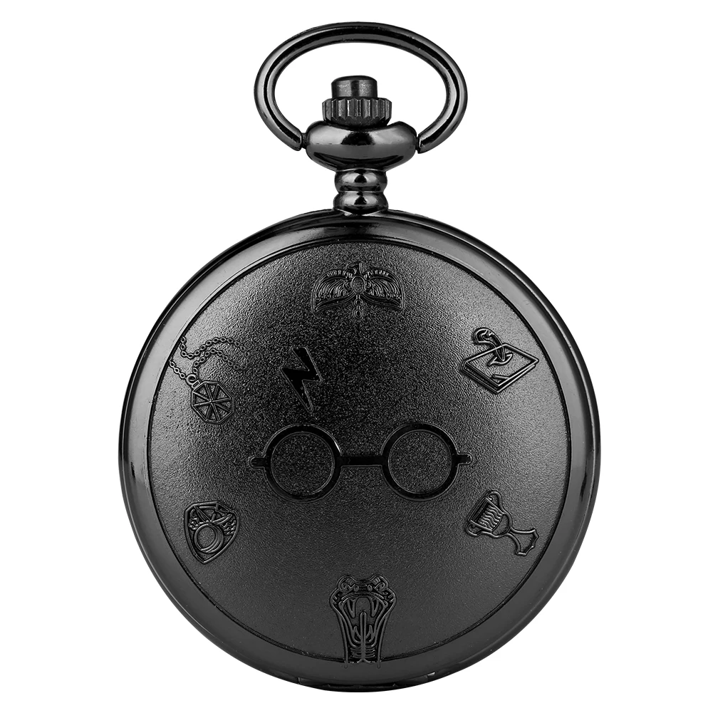 Часы карманные кварцевые в стиле стимпанк с арабскими цифрами на цепочке |
