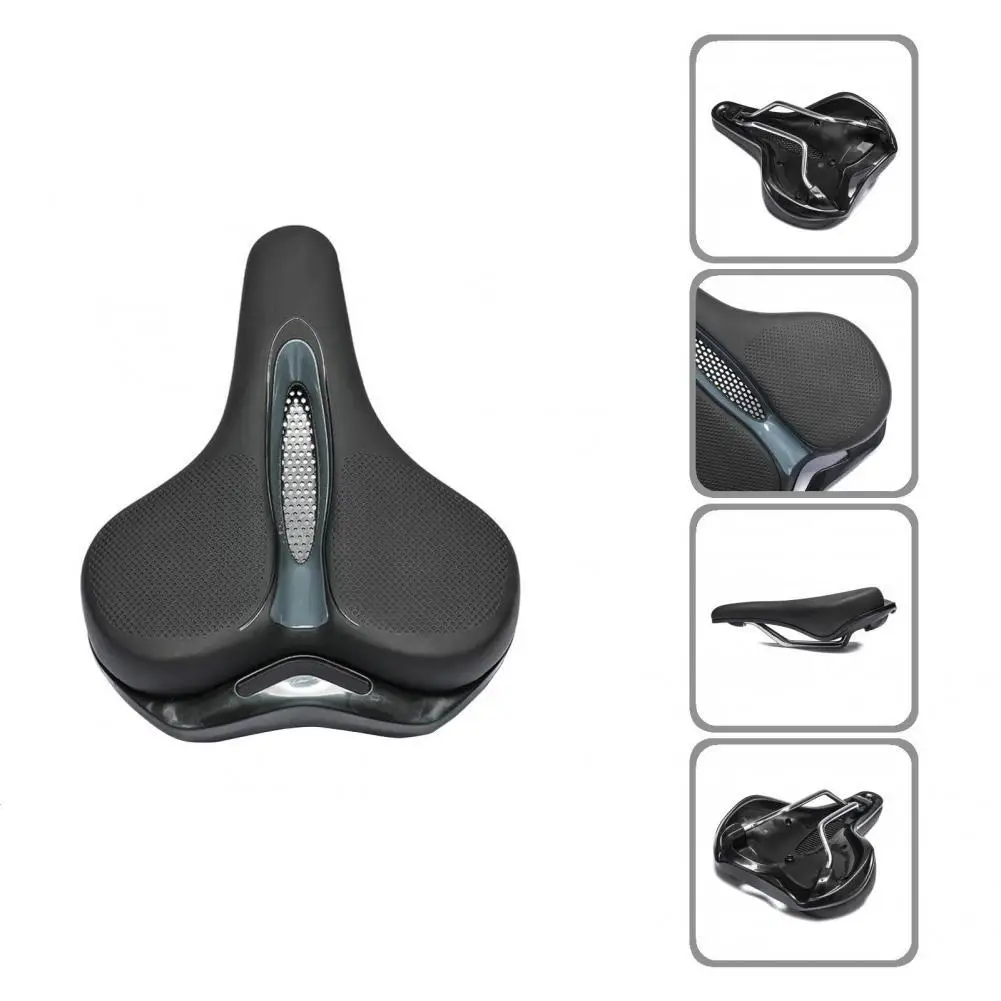 

Bike Seat Breathable Hole Easy to Install High Stability Silicone Sponge Lightweight Bike Cushion Bike Cushion for Bike