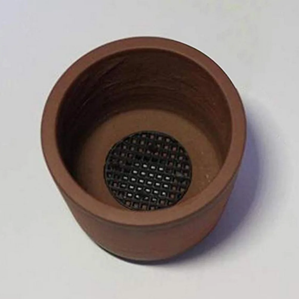 100Pcs 4.5cm Garden Bonsai Pot Bottom Grid Mat Flower Hole Mesh Pad Prevent Soil Loss Breathable Gasket Tool | Дом и сад